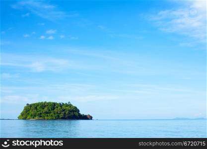 tropical jungle island in Andaman Sea, Thailand