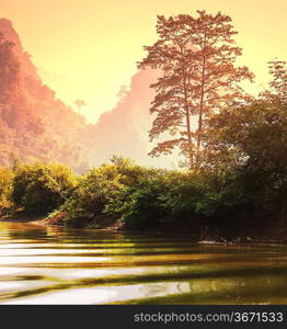 Tropical landscapes,Vietnam