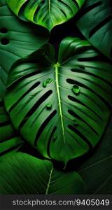 Tropical palm leaves, jungle leaves, Spathiphyllum cannifolium concept, green abstract texture, natural background, tropical leaves.