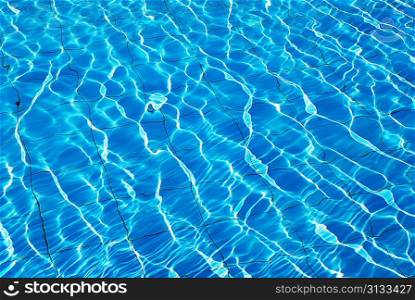 Tropical pool close up background