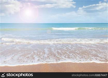 Tropical sand sunny beach