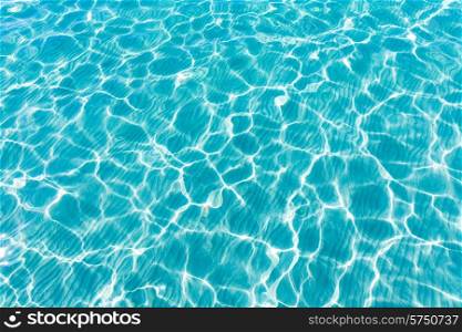 Tropical sea water texture reflections like paradise summer vacation
