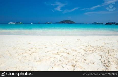 tropical similan island white beach - Thailand
