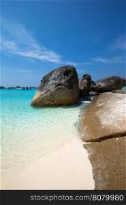 tropical similan island white beach - Thailand