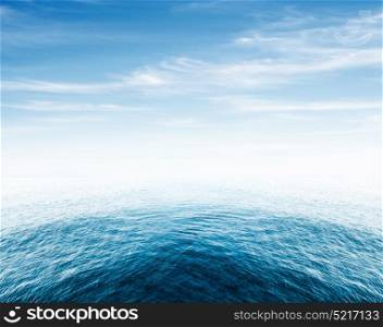 Tropical sky and sea. Tropical sky and sea caribbean summer background. Tropical sky and sea