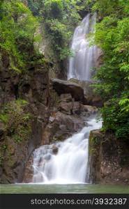 Tropical Waterfall Phlio National Park Chathaburi