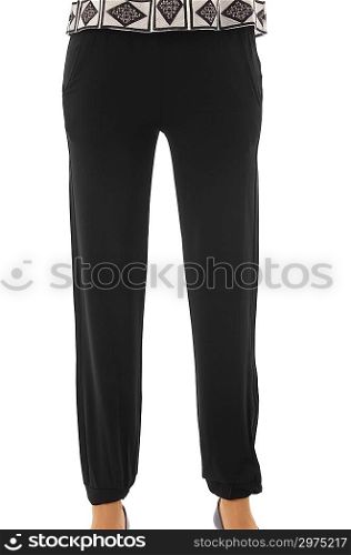 Trousers isolated on the white background