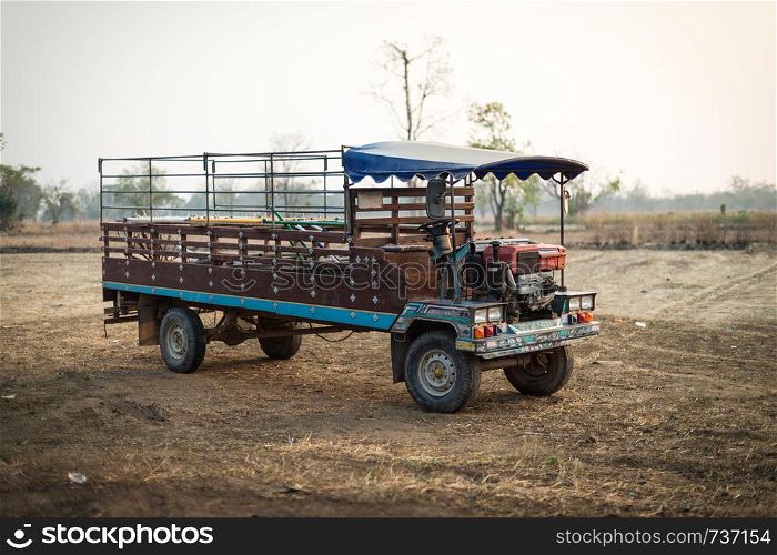 Truck car of thai style for agriculture working