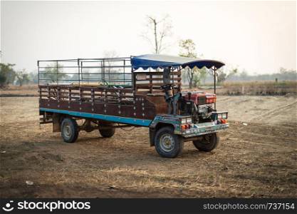 Truck car of thai style for agriculture working