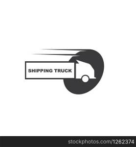 truck icon logo vector illustration design template