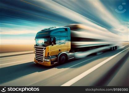 trucker car rides. Neural network AI generated art. trucker car rides. Neural network AI generated