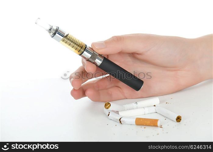 Try an electronic cigarette