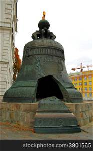 Tsar Bell In Moscow Kremlin. Russian landmarks