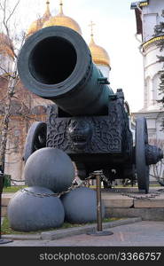 Tsar Cannon in Kremlin, Moscow