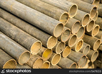 tubes, material for the renovation of a railway