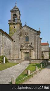 TUI, SPAIN - SEPTEMBER 6, 2017: Convento de San Domingos on the Camino de Santiago trail on September 6, 2017 in Tui, Spain