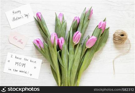 tulips thread arrangement