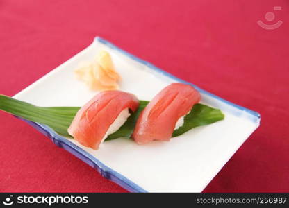 Tuna sushi