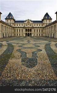 Turin castle, in Valentino park, Piemonte, north Italy