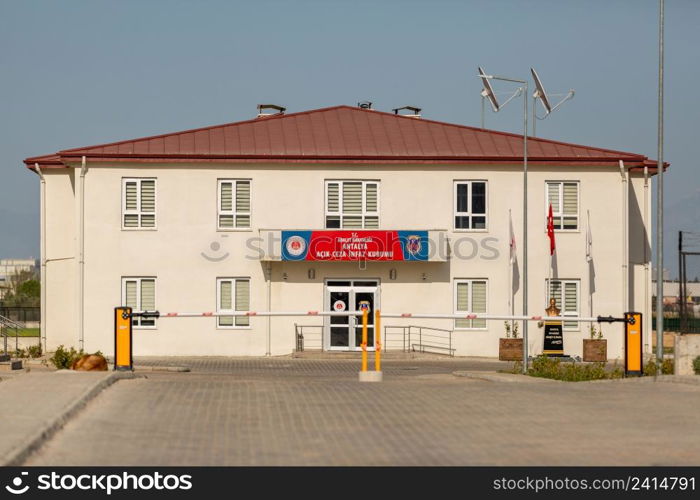 Turkey - Antalya 04 09 2022: Republic of Turkey Ministry of Justice Antalya Penitentiary Campus was put into service