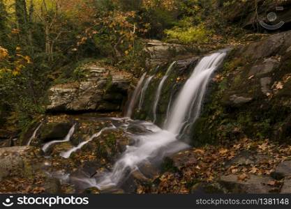 Turkey Bursa waterfall in the forest