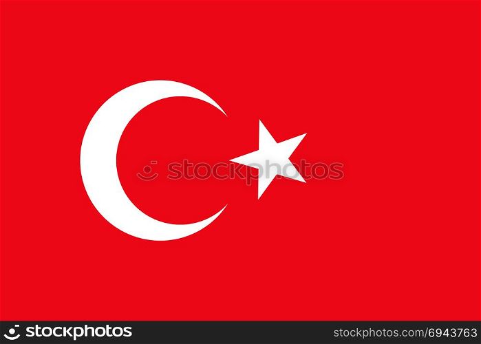 Turkey flag.. Turkey flag use for graphic.