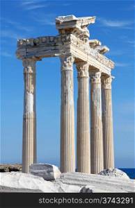 Turkey. Side. Ruins of a temple of Apollo