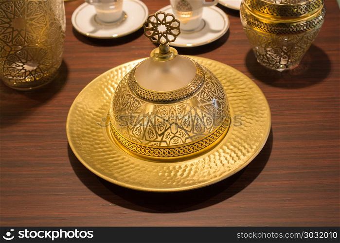 Turkish antique kitchen utensils plate. Ottoman Turkish antique kitchen utensils plate
