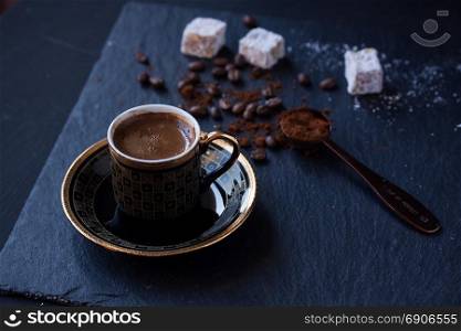 Turkish coffee and Turkish delight