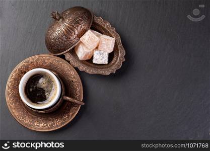 Turkish Coffee on a table. Turkish Coffee