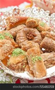 Turkish sweet delight dessert baklava
