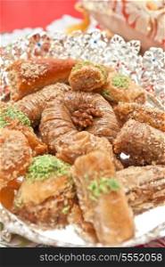 Turkish sweet delight dessert baklava