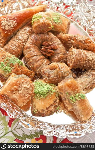 Turkish sweet delight dessert baklava