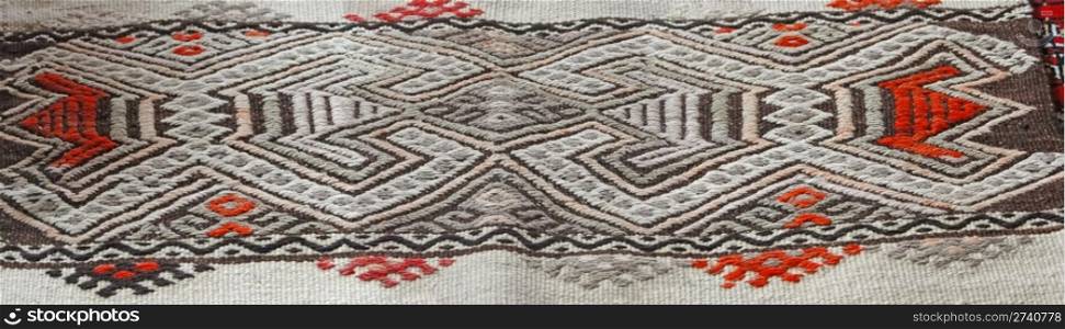 Turkish traditional kilim, geometric patterns from Anatolia