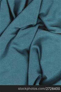 Turquoise fabric texture - close-up image