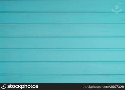 Turquoise wood boards background.