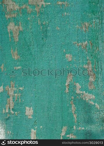 Turquoise wooden painted aged detailed texture with peeling paint. Turquoise Wooden Texture. Turquoise Wooden Texture