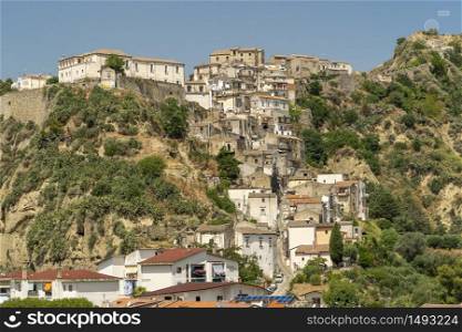 Tursi, Matera, Basilicata, Italy: panoramic view of the old village