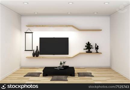 TV on room. 3D rendering