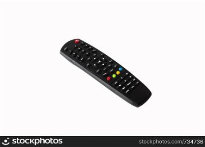 tv remote control isolated on white background