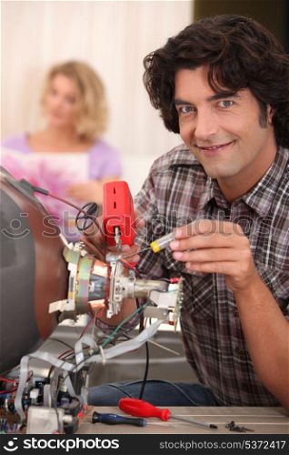 TV repair technician