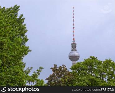 TV Tower Berlin. TV Fernsehturm Television tower in Berlin Germany