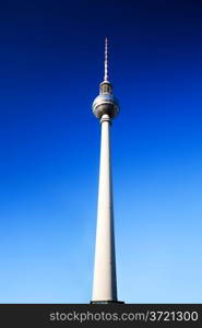 Tv tower or Fersehturm in Berlin, Germany