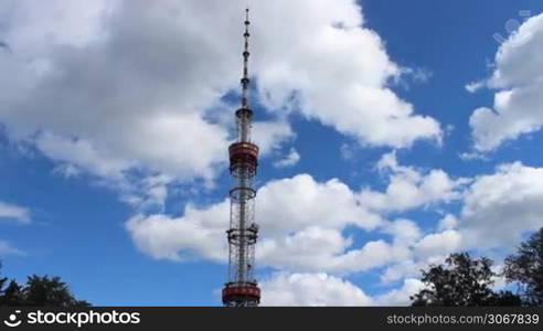 TV transmitter tower in Kyiv