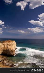 Twelve Apostles in Australia. Great Ocean Road With a View of Twelve Apostles in Australia