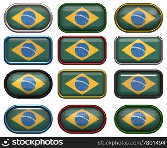 twelve buttons of the Flag of Brazil