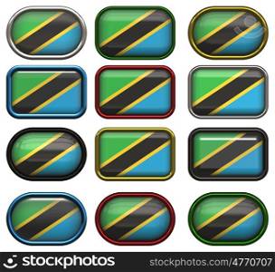 twelve buttons of the Flag of Tanzania