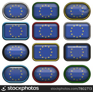 twelve buttons of the flag of the european union