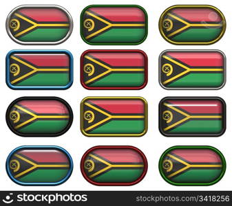 twelve buttons of the Flag of Vanuatu