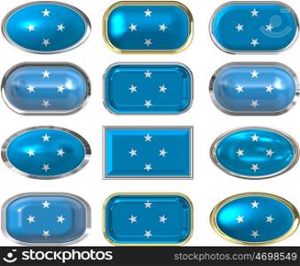 twelve Great buttons of the Flag of Micronesia